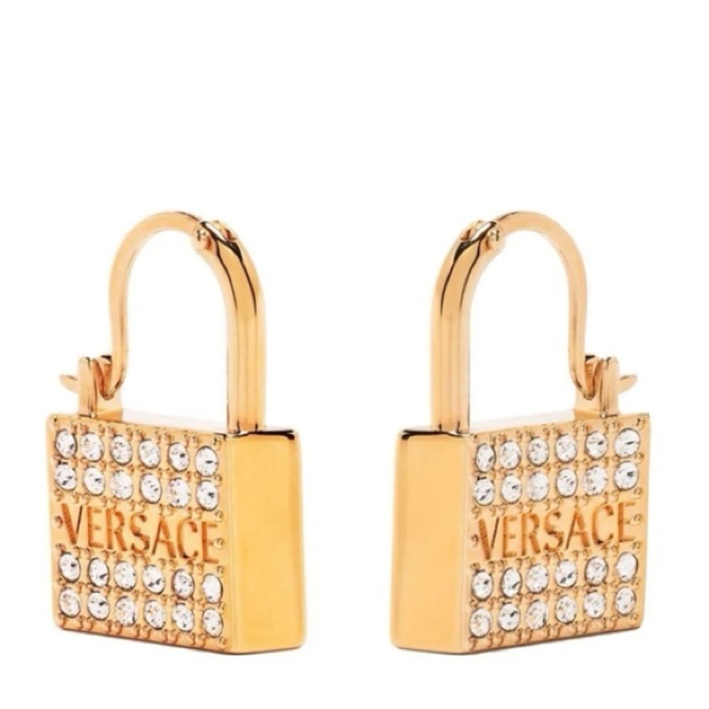$500 VERSACE LOCK EARRINGS